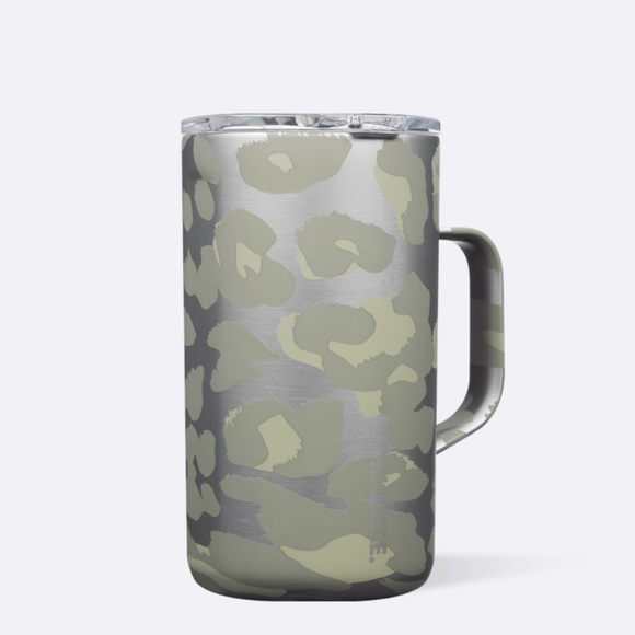 Corkcicle Other - 🆕 Corkcicle Snow Leopard Travel Coffee Mug 22oz